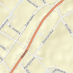 Vnorovy Street Map