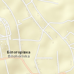 Bilohorivka Street Map