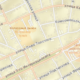 Millerovo Street Map
