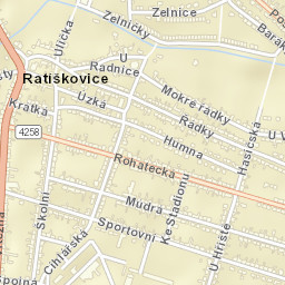 Ratíškovice Street Map