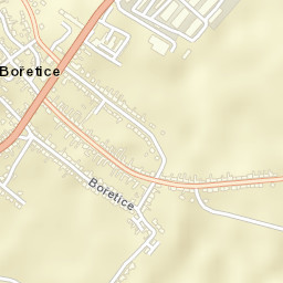 Bořetice Street Map