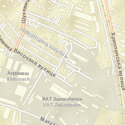 Ivano-Frankivs’ka Mis’krada Street Map