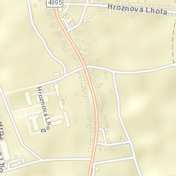 Hroznová Lhota Street Map