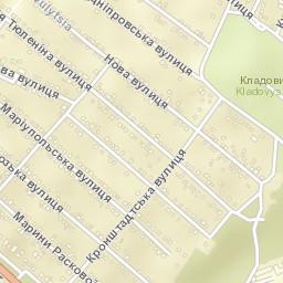 Lysychans’k Street Map