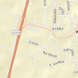 Kamenný Újezd Street Map