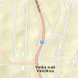 Velká nad Veličkou Street Map