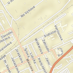 Okres Hodonín Street Map