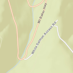 State Highway 542, Mt. Baker National Forest, Deming Street Map
