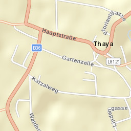 Thaya Street Map