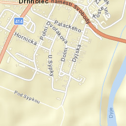 Drnholec Street Map
