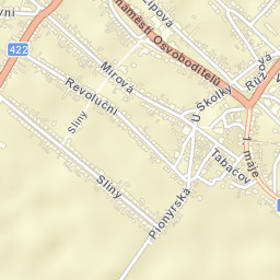 Velké Bílovice Street Map
