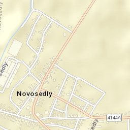 Novosedly Street Map