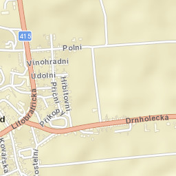 Hrušovany nad Jevišovkou Street Map