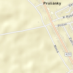 Prušánky Street Map
