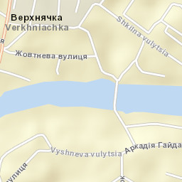 Verkhniachka Street Map