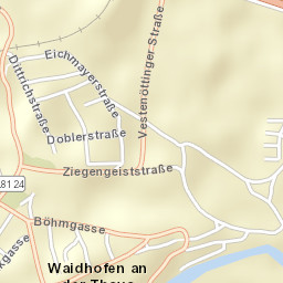 Waidhofen an der Thaya Street Map
