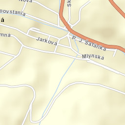 Dobšiná Street Map