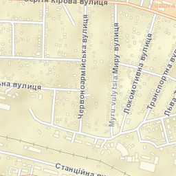 Khrystynivka Street Map