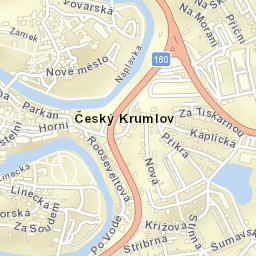 Český Krumlov Street Map