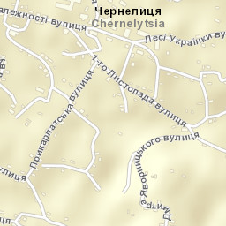 Chernelytsya Street Map