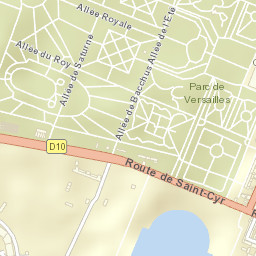 Palace of Versailles, Versailles, France Street Map