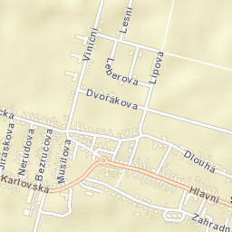 Šanov Street Map