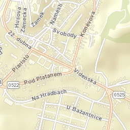 Mikulov Street Map