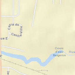 La Sarre Street Map