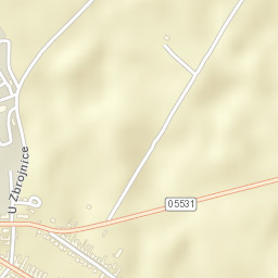 Hrušky Street Map
