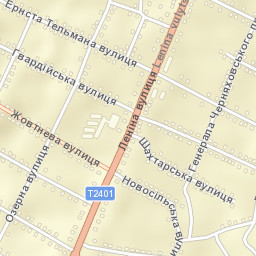 Novomyrhorod Street Map