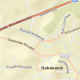 Hoheneich Street Map