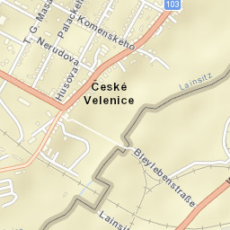 České Velenice Street Map