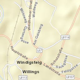 Windigsteig Street Map