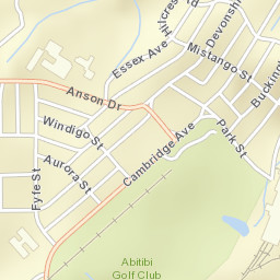 Iroquois Falls Street Map