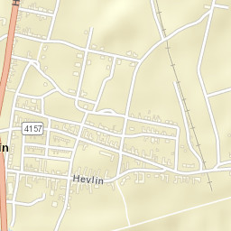Hevlín Street Map
