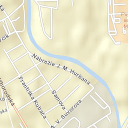 Okres Michalovce Street Map