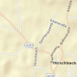 Hirschbach Street Map