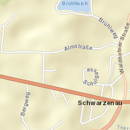 Schwarzenau Street Map