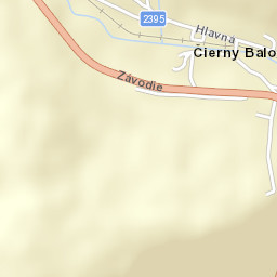 Čierny Balog Street Map