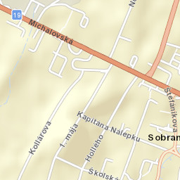 Sobrance Street Map