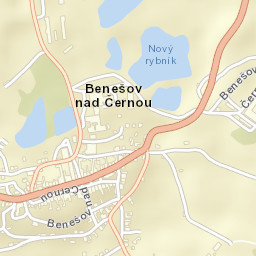 Benešov nad Černou Street Map