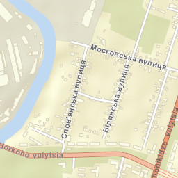 Kramators’k Street Map