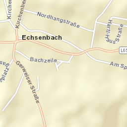 Echsenbach Street Map