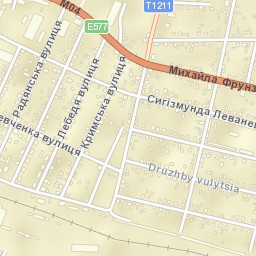 Znomenka Street Map