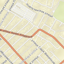 Voroshilovskiy District Volgograd Street Map