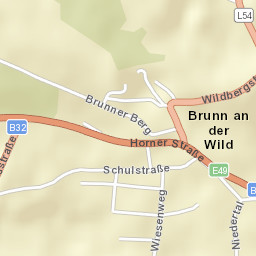 Brunn an der Wild Street Map