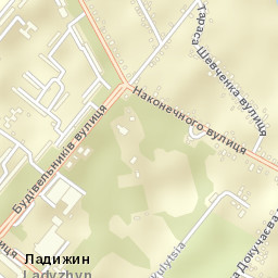 Ladyzhyn Street Map