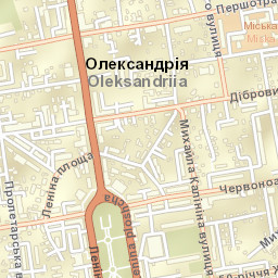 Oleksandriya Street Map