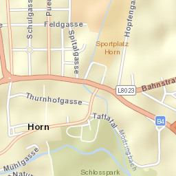 Horn Street Map