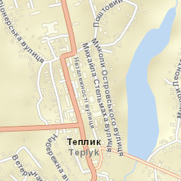 Teplyk Street Map
